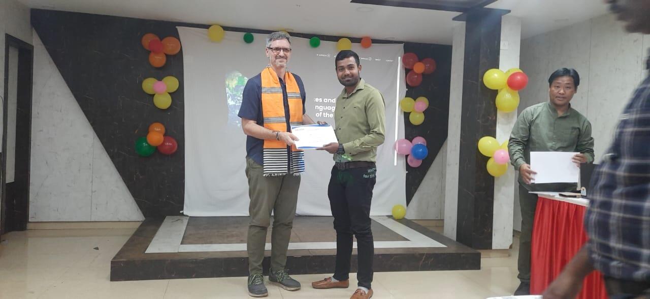 CERTIFICATE RECEIVING